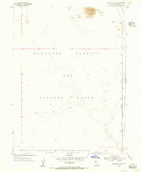 Wildcat Mtn SE 1954 topographic map thumbnail