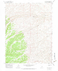 Wilkin Ridge 1965 topographic map thumbnail