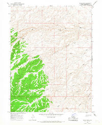 Wilkin Ridge 1965 topographic map thumbnail