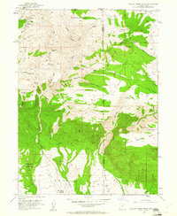 Willow Creek Butte 1952 topographic map thumbnail