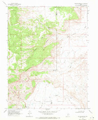 Willow Springs 1968 topographic map thumbnail