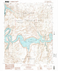 Wilson Creek 1987 topographic map thumbnail