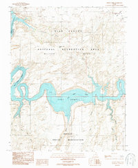 Wilson Creek 1987 topographic map thumbnail