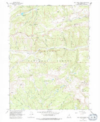 Wolf Creek Summit 1967 topographic map thumbnail