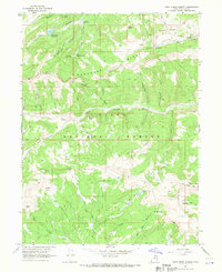 Wolf Creek Summit 1967 topographic map thumbnail