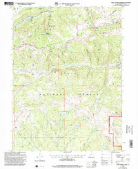 Wolf Creek Summit 1998 topographic map thumbnail