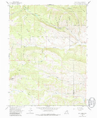 Wolf Creek 1962 topographic map thumbnail