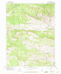 Wolf Creek 1962 topographic map thumbnail