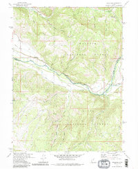 Woodland 1972 topographic map thumbnail