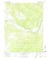 Woodland 1972 topographic map thumbnail