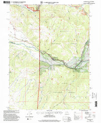 Woodland 1998 topographic map thumbnail