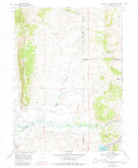 Woodruff Narrows 1968 topographic map thumbnail