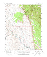 Woodside 1949 topographic map preview