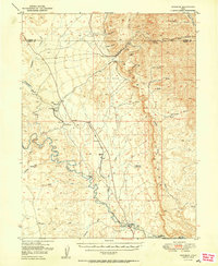 Woodside 1950 topographic map thumbnail