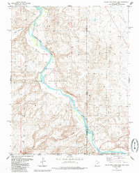 Yellow Rock Point East 1985 topographic map preview