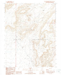 Yellow Rock Point West 1989 topographic map thumbnail