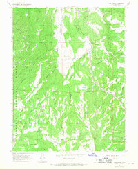 Yogo Creek 1966 topographic map thumbnail