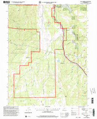 Yogo Creek 2001 topographic map thumbnail