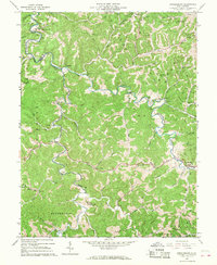 Arnoldsburg 1965 topographic map thumbnail