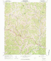 Asbury 1964 topographic map thumbnail