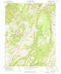 Asbury 1972 topographic map thumbnail