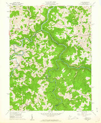Audra 1960 topographic map thumbnail