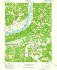 Barboursville 1957 topographic map thumbnail