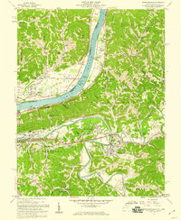 Barboursville 1957 topographic map thumbnail