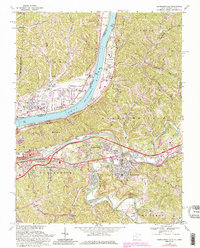 Barboursville 1968 topographic map thumbnail