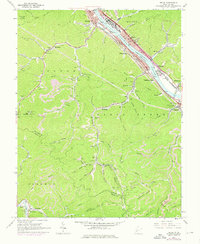 Belle 1965 topographic map thumbnail