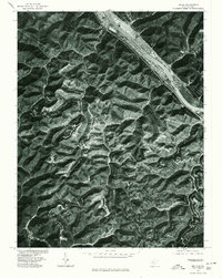 Belle 1977 topographic map thumbnail
