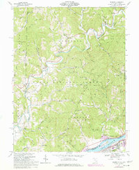 Belmont 1969 topographic map thumbnail