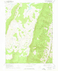 Blackbird Knob 1967 topographic map thumbnail