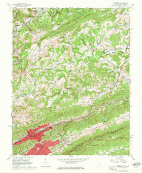 Bluefield 1962 topographic map thumbnail
