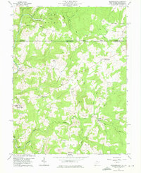 Brandonville 1959 topographic map thumbnail