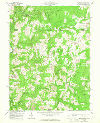 Brandonville 1959 topographic map thumbnail
