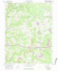 Brandonville 1959 topographic map thumbnail
