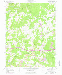 Brandonville 1959 topographic map thumbnail