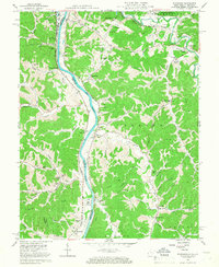 Burnaugh 1957 topographic map thumbnail