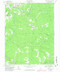 Camden On Gauley 1966 topographic map thumbnail