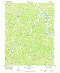 Chapmanville 1963 topographic map thumbnail