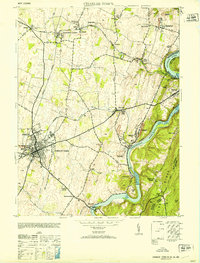 Charles Town 1953 topographic map thumbnail