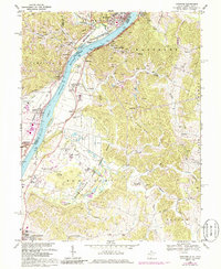 Cheshire 1968 topographic map thumbnail