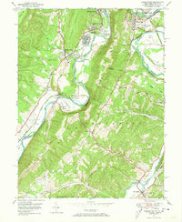 Cresaptown 1949 topographic map thumbnail