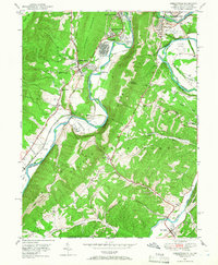 Cresaptown 1949 topographic map thumbnail