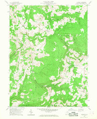 Cuzzart 1959 topographic map thumbnail