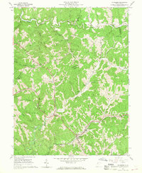 Ellenboro 1961 topographic map thumbnail