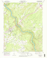Fayetteville 1969 topographic map thumbnail