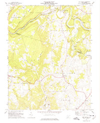 Fort Spring 1971 topographic map thumbnail