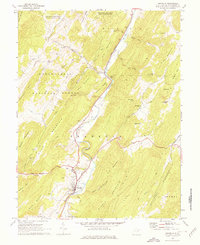 Franklin 1969 topographic map thumbnail